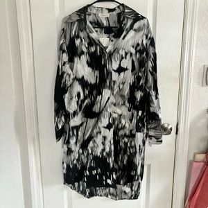 LAFAYETTE 148 Rhea Shirtdress Daydream Print